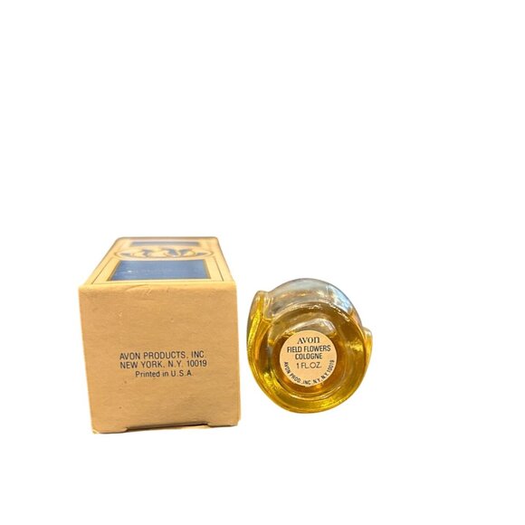 Vintage AVON Pert Penguin Field Flowers Splash Cologne In Box 1 Fl. Oz - Picture 4 of 4